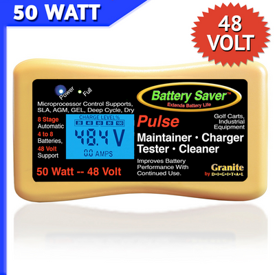 Charger, Maintainer & Pulse Cleaner – 50 Watt (48 Volt) (2365-48 LCD)