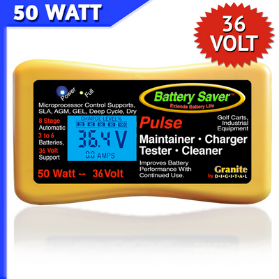 Charger, Maintainer & Pulse Cleaner – 50 Watt (36 Volt) (2365-36 LCD)